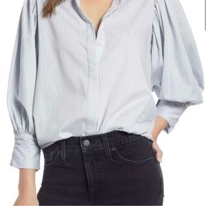 [Something Navy] Full Sleeve Striped Buttondown